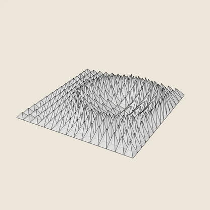 3D MODEL EXPORT for PARAGAMI 01_04 - CRATER RING