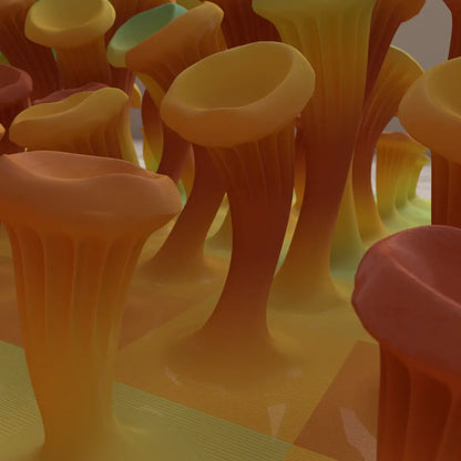 3D MODEL EXPORT for PARAGAMI 10_02 - 225 MUSHROOMS