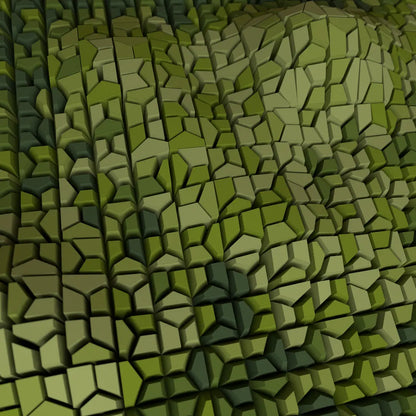 3D MODEL EXPORT for PARAGAMI 07_10 - MOSS WALL TILES